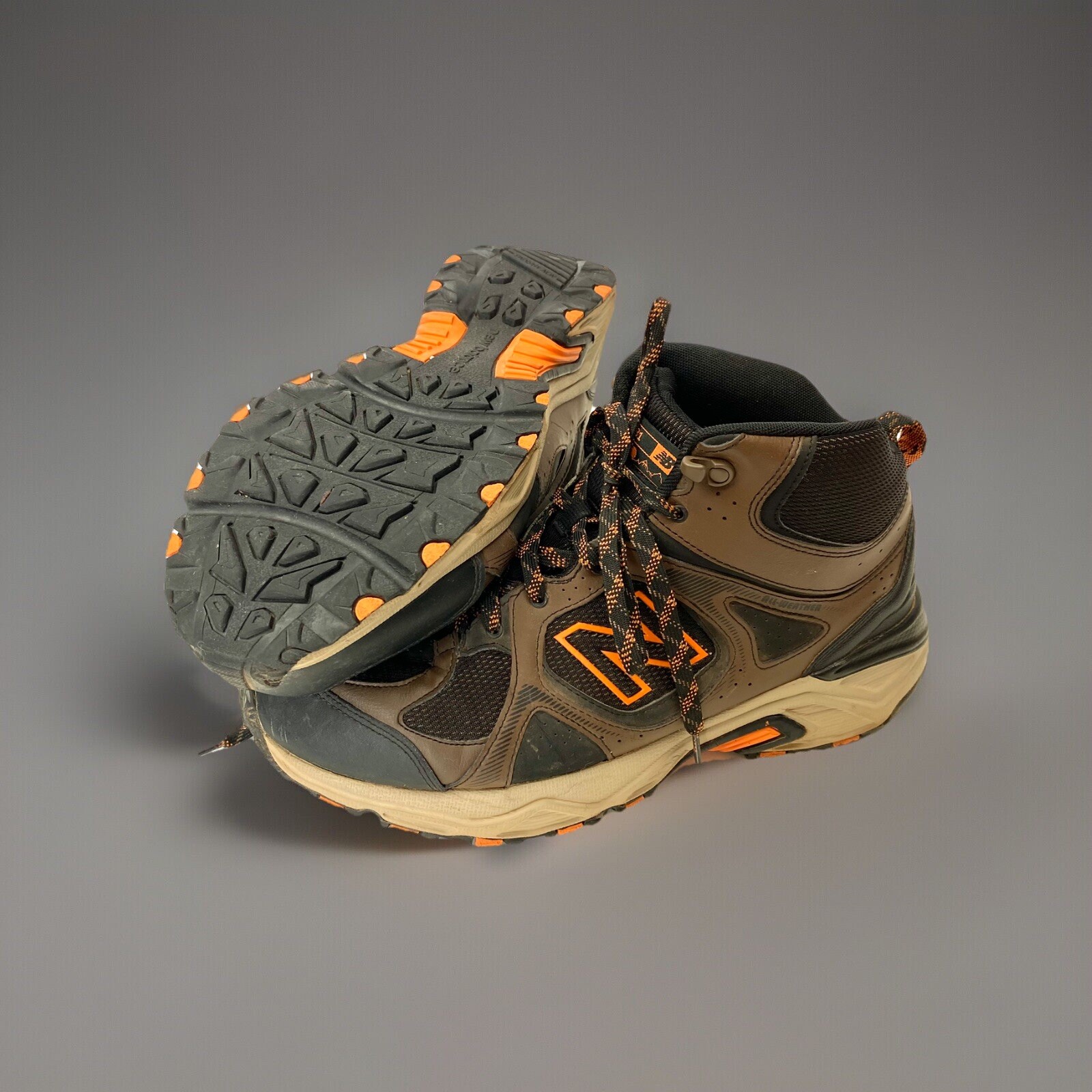 New Balance 481v3 Men’s US 11 Brown Orange Black All Terrain Trail Hiking Boots