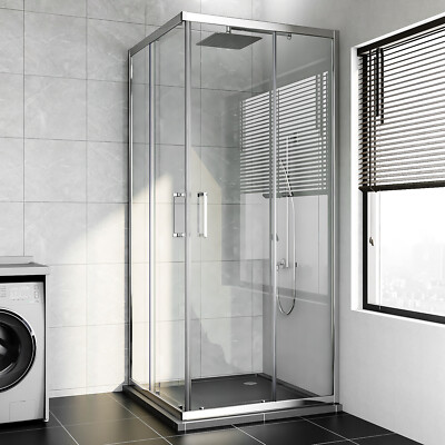 Duschkabine 75x80 80x80 75x90 100x100 Dusche Schiebetür Esg Glas Duschabtrennung