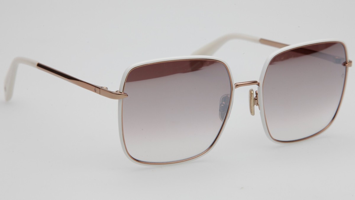 Rag & Bone White Frame Sunglasses RNOB1032/S, With Case New rag & bone RNB1032/S VK6 NQ White Eyeglasses Frame 58-18  main image 4