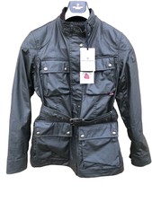 Belstaff Trialmaster Motorcycle Waxed Jacket Faded Olive Uk8 It40 Rrp £495 Bnwt