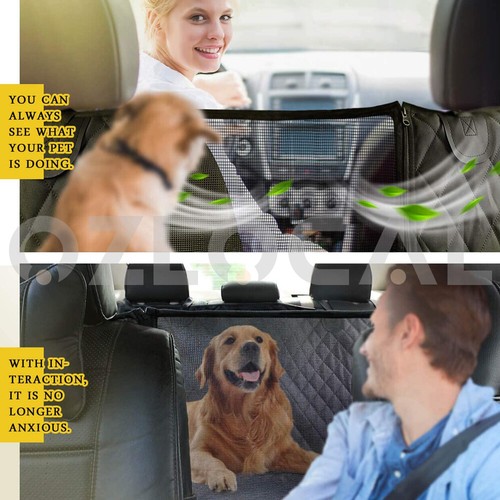 Premium Pet Car Seat Cover Hammock NonSlip Protector Mat Waterproof Cat Dog Back - Picture 2 of 9