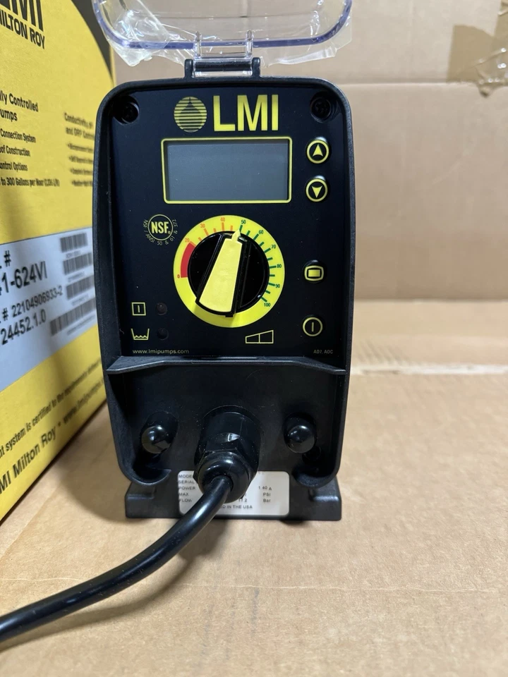 LMI Chemical Metering Pump AD841-624VI .5 GPH, 250 Psi, PP HV, mA Input - Image 2 of 4