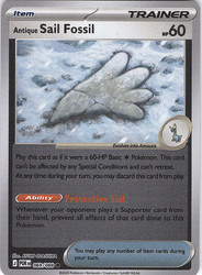 Antique Sail Fossil 069/088 Perfect Order Reverse Holo