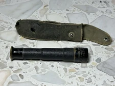 Wollensak Rochester Pocket Scope 4” Monocular w/ Leather Case Vintage