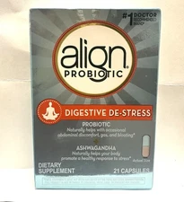 Align Probiotic Digestive De-Stress Probiotic+Ashwaganda 21 Capsules Exp:11/25