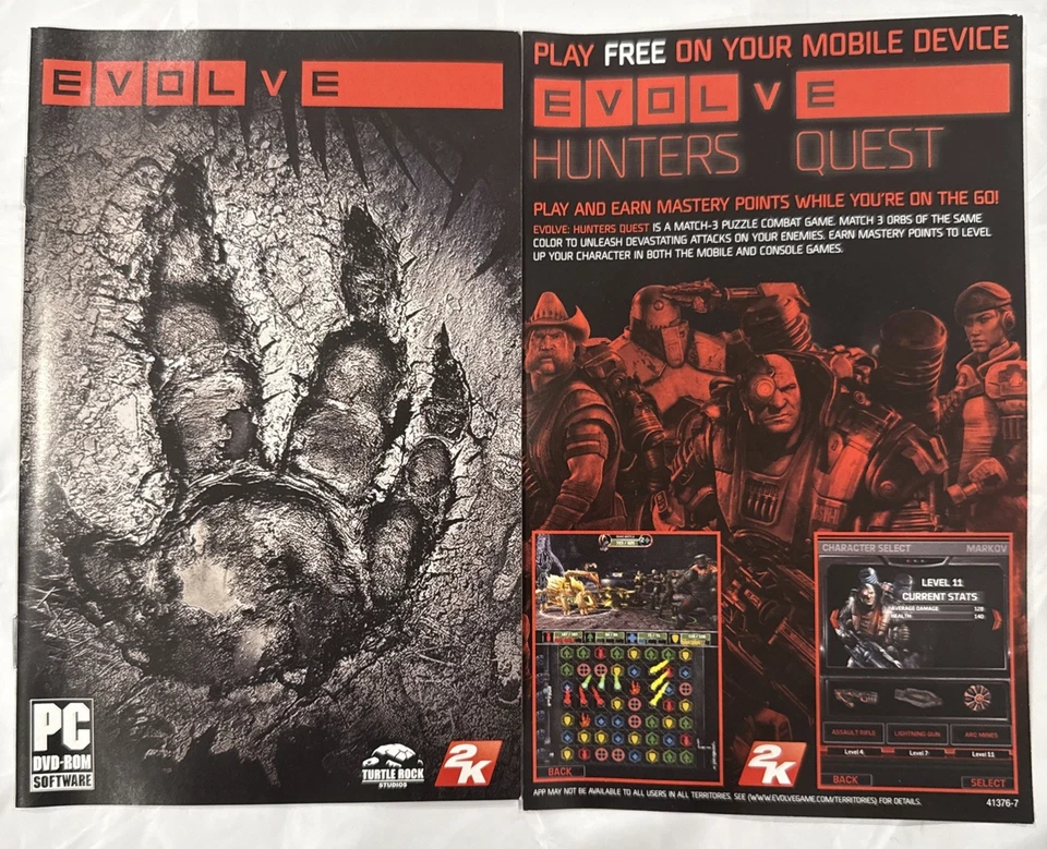 Evolve | CD-DVD | PC | 2015 | CIB Manual Included - Image 4 of 4