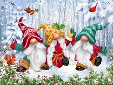 Sunsout 61825 Three Winter Gnomes 300pc Puzzle