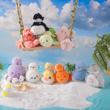 Sea Animal Plush Toy Keychain Bag Charm 10cm