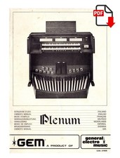 GEM PLENUM Owners Manual Instruction Manual DS25-26