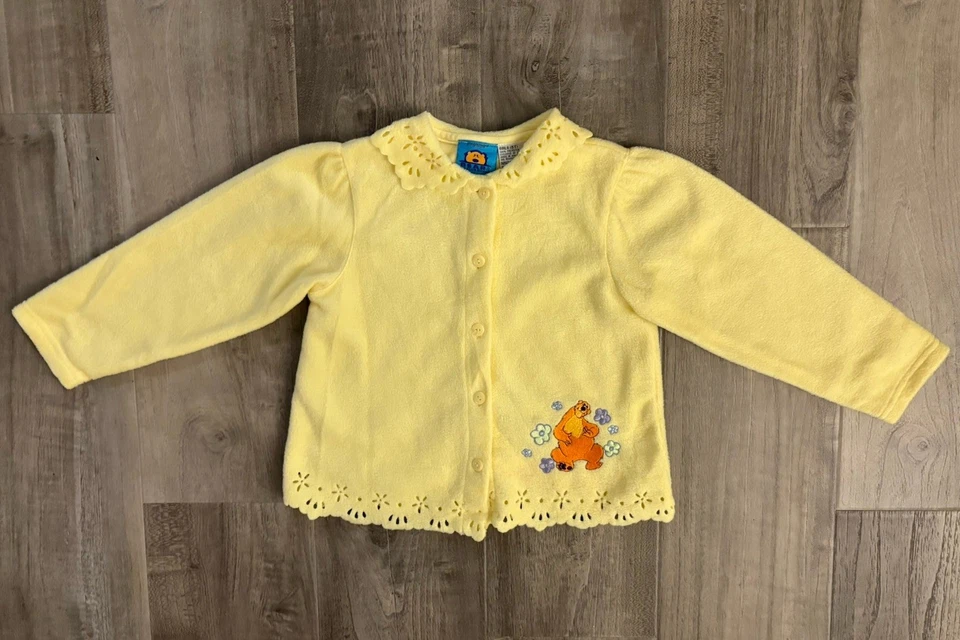 罕见 • 2000 年代 Jim Henson • 全新无标签 Deadstock • 孔形装饰 • 刺绣熊 — 第 3/4 张图片