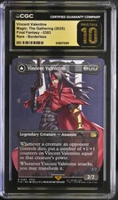 VINCENT VALENTINE Final Fantasy Borderless Rare CGC Pristine 10 MTG