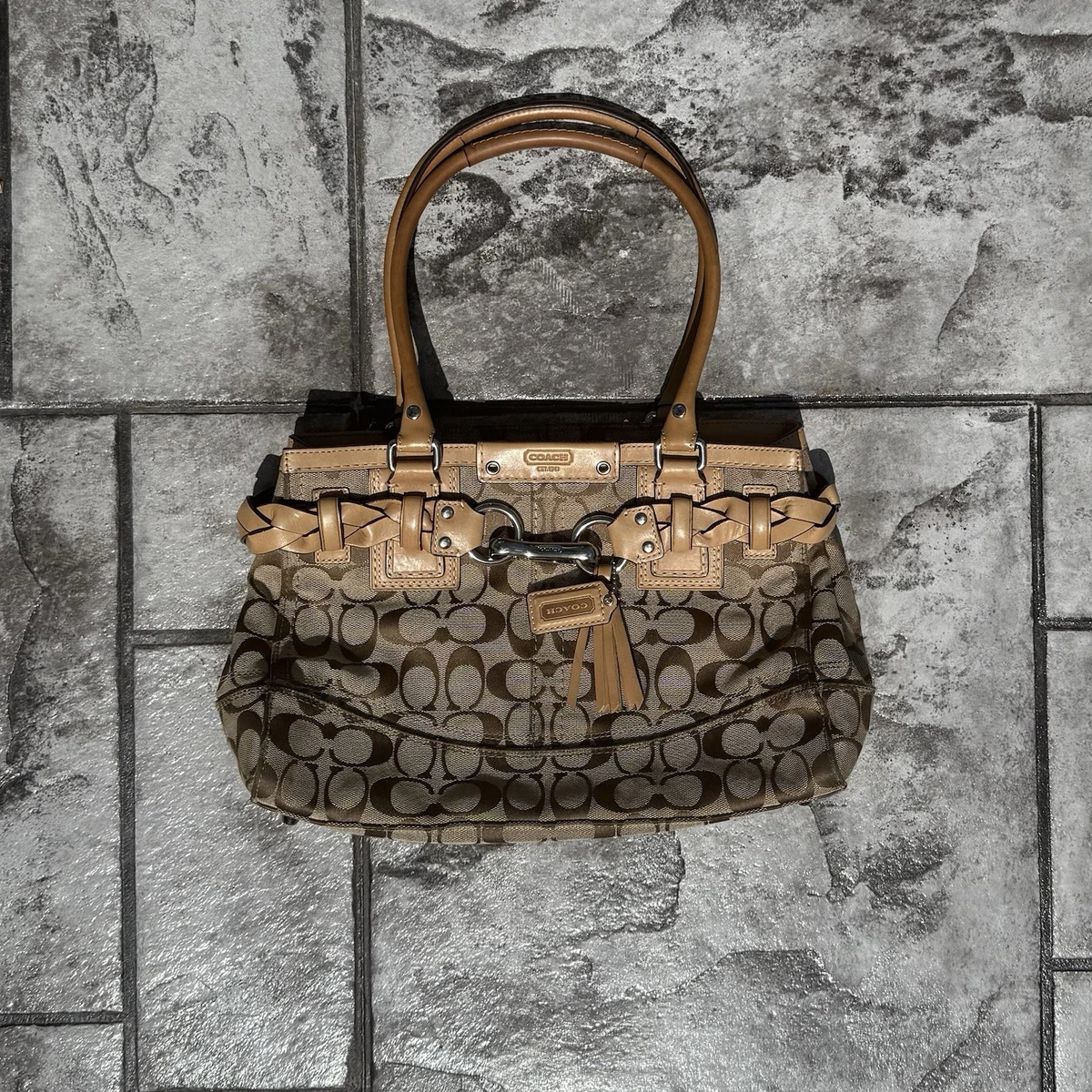 Coach Hampton Satchel/Top Handle Bag Brown Bags & Handbags for