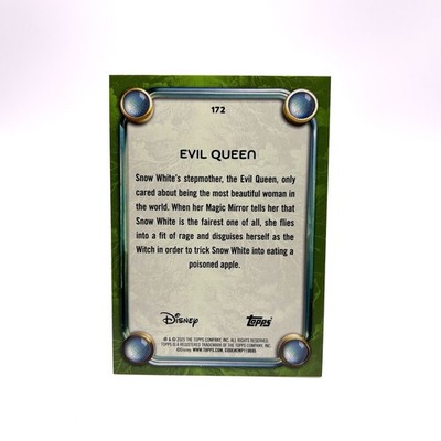 Evil Queen #172 Snow White 2025 Topps Disney Wonder Villain Foil