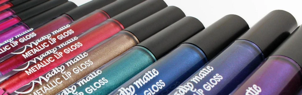 Brillo de labios metálico mate KLEANCOLOR Madly - pizarrado Foto 2 de 3