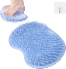 ACWOO Foot Scrubber for Shower, Foot Cleaner Massager Mat with Non-Slip Suction
