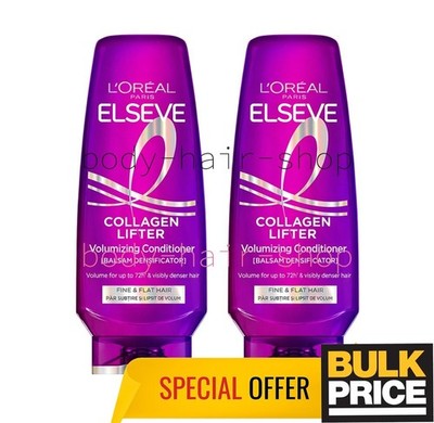 Loreal Elseve Collagen Lifter Volumizing Conditioner Thin Flat Hair 200ml...