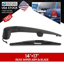 Easy Installation & waterproof 14''+17'' Windshield Rear Wiper Arm & Blade Set