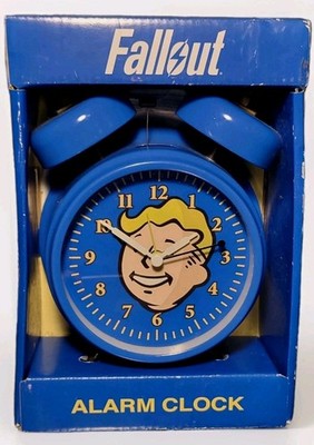 Fallout Alarm Clock Vault Boy Face Head Top Bell Ringer Desk Clock Video Game
