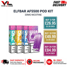 ELFBAR AF5500 Kit | Prefilled Pod Kit | 20mg | Fast Delievry