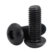 M6 x 12mm Button Head Hex Socket Cap Screws Bolts, 10.9 Grade Alloy Steel, Bl...