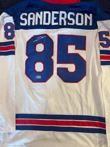 OTTAWA SENATORS JAKE SANDERSON  Signed Team USA 2026 Olympics Jersey  JSA COA