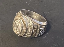 VTG 70's-80's McDonalds Balfour Stainless Employee Recognition QSC Ring Size  6