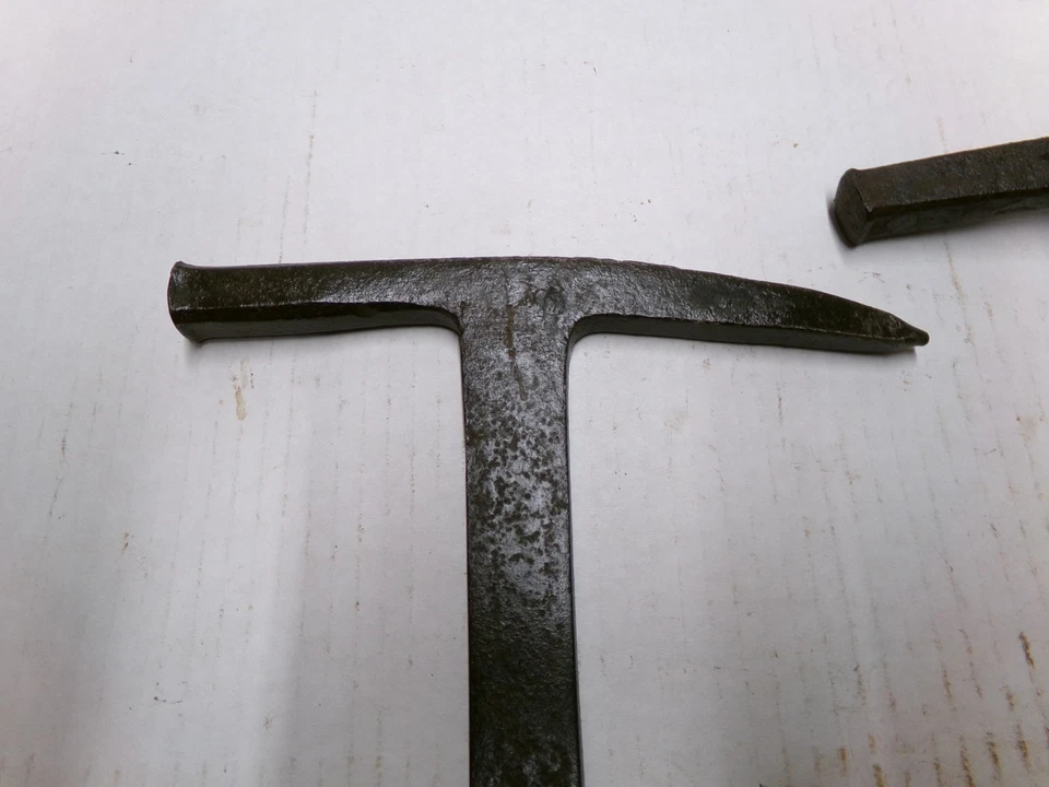 Lote de 2 martillos antiguos de herramientas para techos de pizarra Slater's Foto 2 de 4