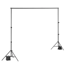 iMounTEK Heavy Duty Adjustable Background Stand Carrying Bag & Clamps 6.5 x 10ft