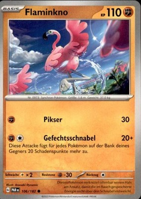Pokémon Flaminkno Paradox Rift #106 (6612)