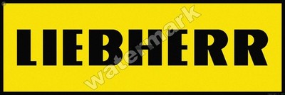 Liebherr Metal Sign 2 Sizes to Choose From