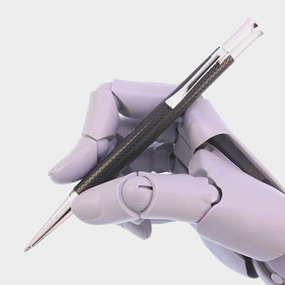 GRAF VON FABER-CASTELL Ballpoint Pen Guilochet Black Resin Twist Type