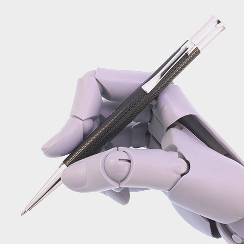 GRAF VON FABER-CASTELL Ballpoint Pen Guilochet Black Resin Twist Type