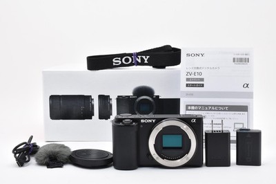 [Top MINT SC109] Sony ZV-E10 4K Mirrorless Camera Body only /JP language only
