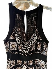 White House Black Market Sleeveless Patterned Maxi Dress XS