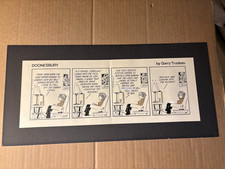Doonesbury Very Rare Original Cartoon Illustration Art Drawing 1974 Gas Prices