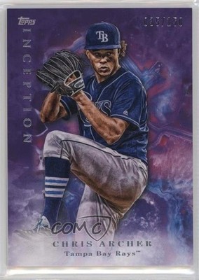 2017 Topps Inception Purple /150 Chris Archer #44 03l6