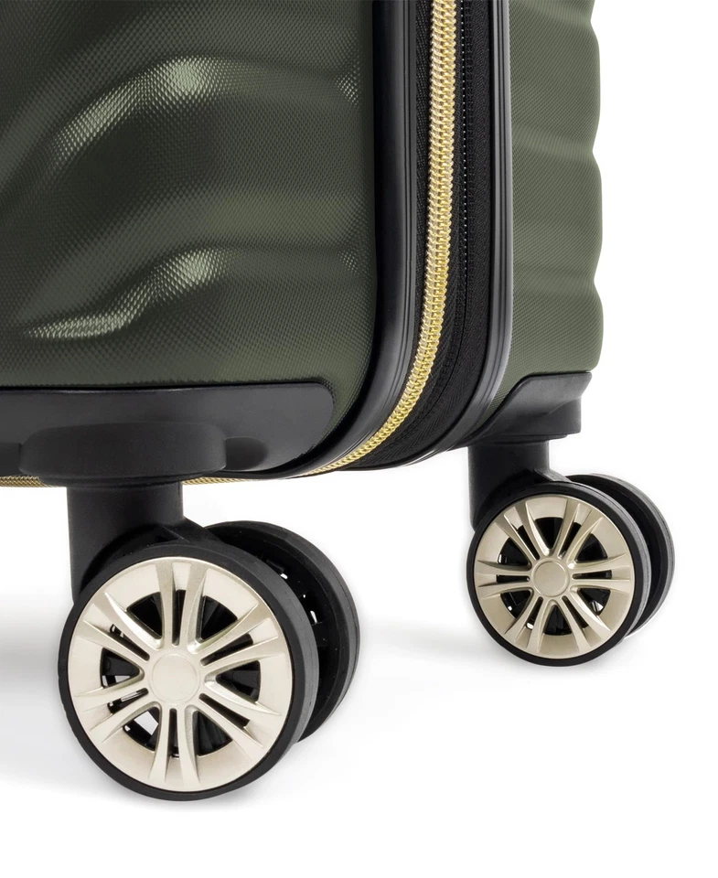 Equipaje giratorio expandible Madison Square ligero rígido Chevron, oliva... Foto 4 de 4