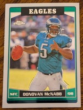 2006 Topps Chrome Football #91 - Donovan McNabb - Philadelphia Eagles - Mint