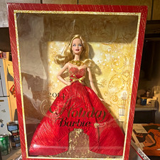 Mattel Barbie 2014 Holiday Barbie Collector Edition Doll NRFB Removable Outfit