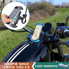 360  Rotatable Motorcycle Bike Mount Anti-Shake GPS Phone Handlebar Holder Clamp