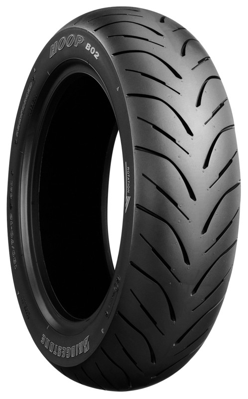 Pneu Bridgestone Hoop B02 130/60-13 évitez les glissades et roulez en sécurité en scooter