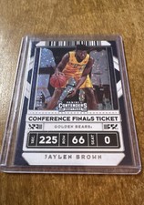 2020-21 Panini Contenders Draft Picks - Jaylen BrownConference Finals Ticket /75