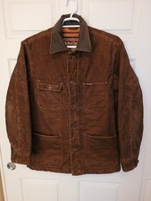 Marlboro Classics Trucker Corduroy Brown Jacket Mens Large