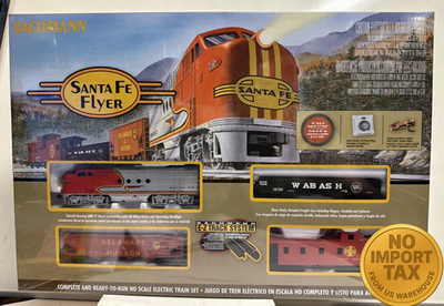 Bachmann HO Scale Santa Fe Flyer Train Set #00647 | eBay