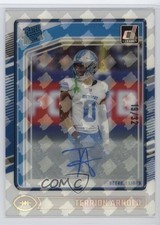 2024 Panini Clearly Donruss Rated Rookie RR Logo 19/32 Terrion Arnold Auto 1l2l