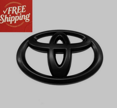 1x 3D BLACKOUT STEERING WHEEL OVERLAY FOR TACOMA TUNDRA HIGHLANDER COROLLA CAMRY