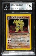 Pokemon Dark Tyranitar 11/105 Holo Neo Destiny Unlimited BGS 6.5 on eBay