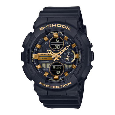 Casio G-Shock GMA-S140M-1A Black Resin Digital Analog WOMEN Fashion Sport Watch