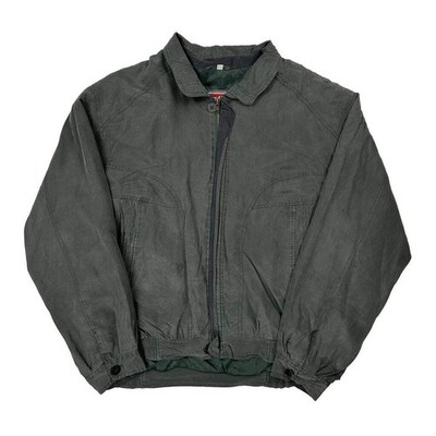 Henry Morell Bomberjacke - XL Grün Baumwolle