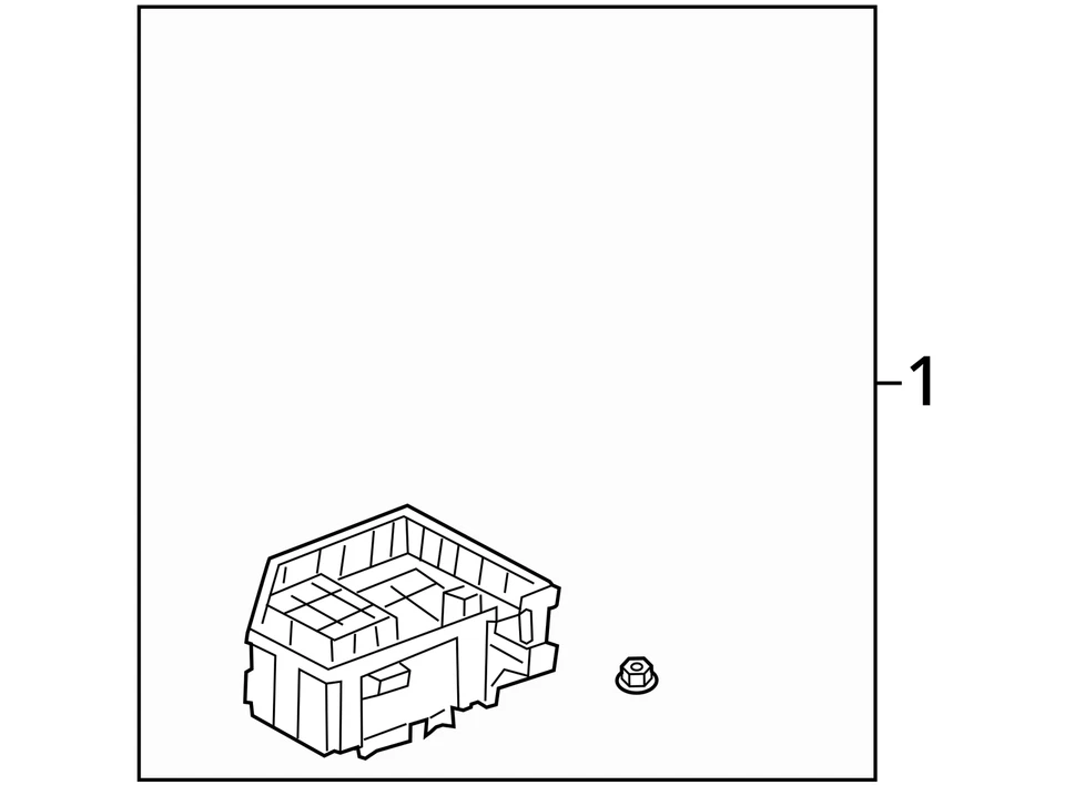 Caja de fusibles motor HID con haz alto halógeno compatible 07-08 ACADIA 648796 25856252 Foto 4 de 4